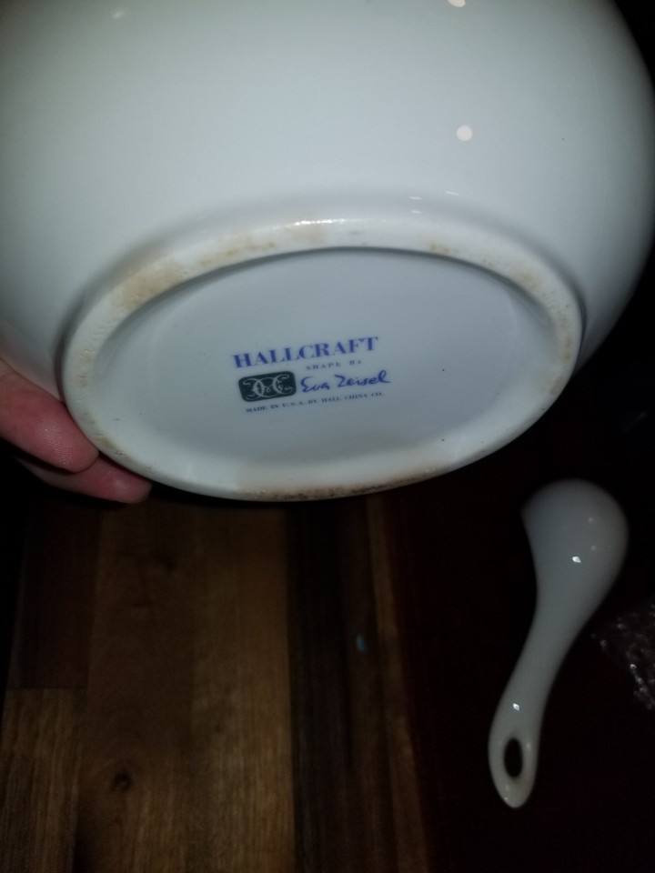 Vintage MCM Eva zeisel Harlequin Hallcraft Gravy Boat And Matching ...