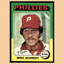Mike Schmidt #70 1975 Topps Philadelphia Phillies Baseball Card MLB EX