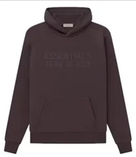 Fear of God Essentials Hoodie PLUM NWT - Medium - Authentic!