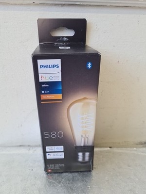Philips Hue White Filament ST64 Smart Glühbirne [E27 Edison Scew] mit Bluetoo