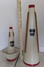 VINTAGE HUMES & BERG "NEW STONE LINED" STRAIGHT & CUP MUTE for Trombone/Baritone