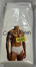 Vintage Calvin Klein Mens Briefs Size 38 U1000 White 3 Pack Vintage Unworn