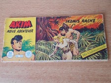 Akim neue Abenteuer Nr. 129, Original Lehning-Verlag  von 1958 mit Sammelmarke