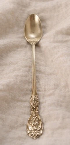 Reed & Barton Sterling Silver Francis I Ice Tea Spoon Drink No Mono  7 5/8” 38g