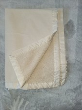 Koala Baby 2013 Cream Security Blanket Silky Satin Edge Trim 39x29 Crib Blankie