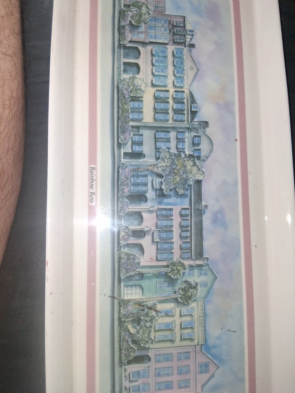 Rainbow Row Platter