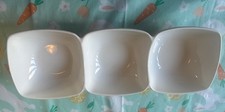 3 In One Dip Bowl Set, Small Serving Dishes Porcelain Microwave Safe