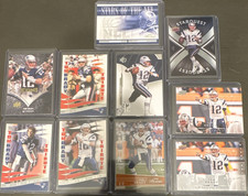 NFL 10-Card Lot Tom Brady New England Patriots 