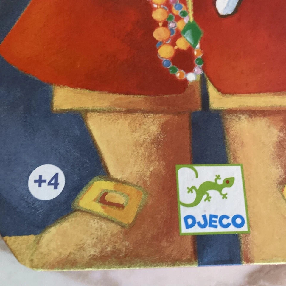 Rompecabezas Djeco Pirata Niño Tesoro 36 Piezas Completo Foto 2 de 4