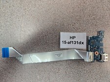 HP 15-AF131DX 15-AC 15-AY USB and Card Reader Board with Ribbon