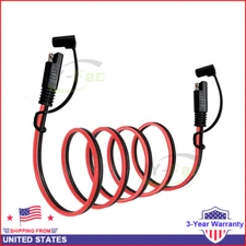 SAE Extension Cable 14AWG 16AWG SAE to SAE Extension Cable Quick Disconnect Wire