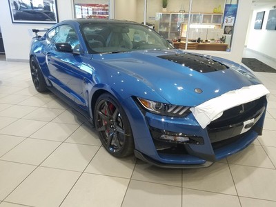 2020 Ford Mustang SHELBY GT500 2020 FORD MUSTANG SHELBY GT500 GOLDEN TICKET CARBON TRACK PACK PERFORMANCE BLUE