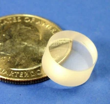 1/2" Dia. x 6.6mm thk Optical Flat Window, 1/10 wave flat Un-coated mirror blank