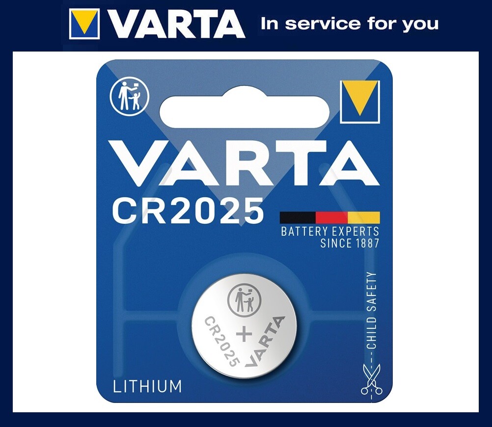 Varta Langlebige Batterie Knopfzelle Electronics 3 V 157 Mah Cr2025 20 X 2,5 Mm