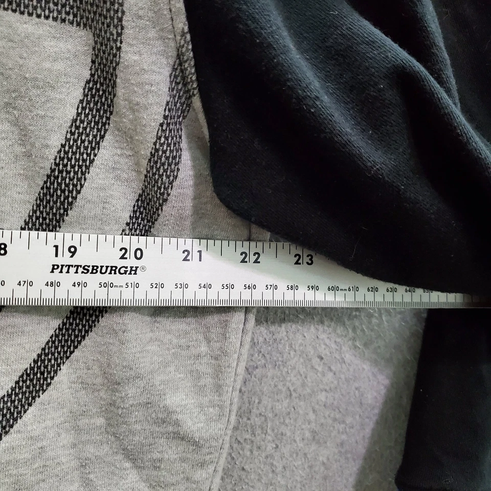 Golden State Warriors Men Sweatshirt Medium Gray Colorblock Hoodie Logo READ - Image 4 of 4