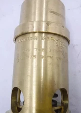 Conrader SRV765-1-060 Safety Valve, Soft Seat, 1in., 60 Psi, Brass