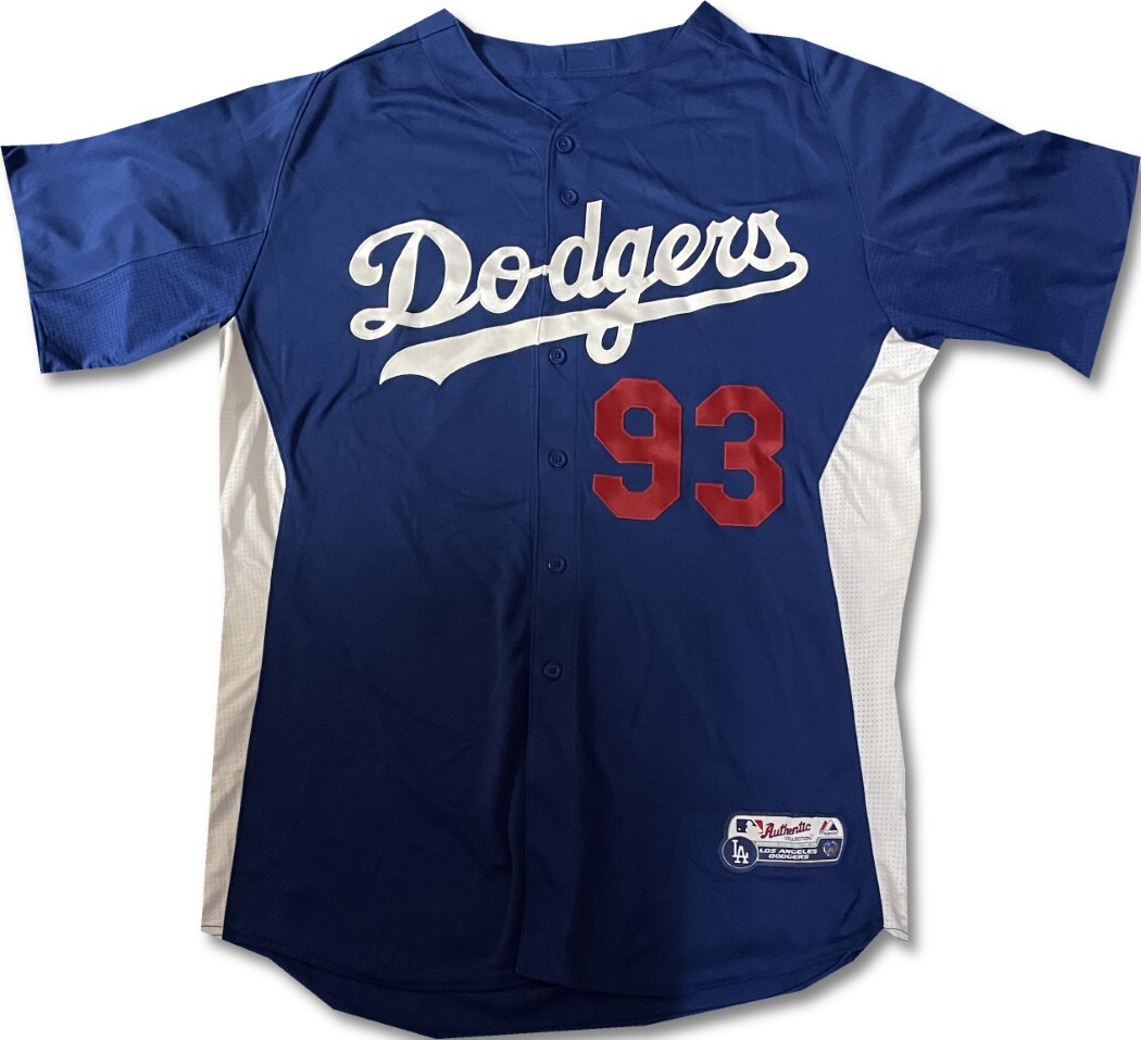 93 Team Issued Authentic Batting Practice Jersey Dodgers MLB XL