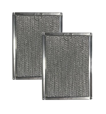 Compatible With GE WB06X0060 Microwave Aluminum Grease 12 Ply Filters (2 Pack)