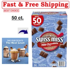 Swiss Miss Milk Chocolate Hot Cocoa Mix Packets (50 ct.) Mega Deal