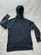 Nike Black Dri-fit  JUST DO IT  Swoosh Hoodie Size S EUC