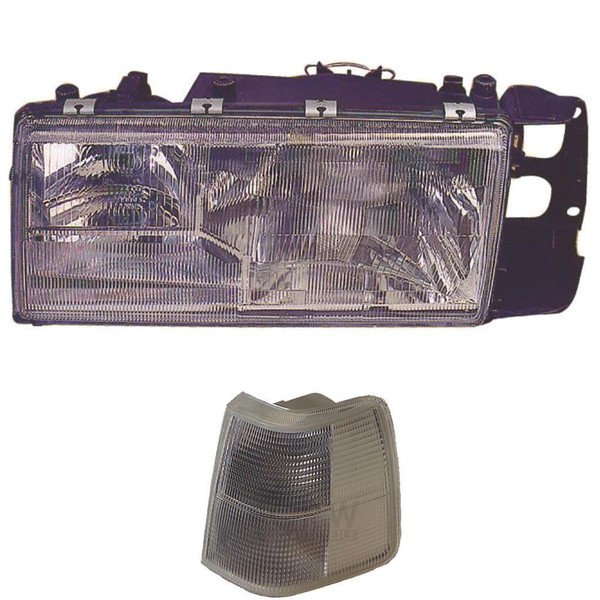 Halogen Scheinwerfer Rechts FüR Volvo 940 II Kombi 945 2.3Ti 2.3 Turbo 944 2.0-image