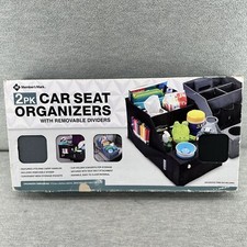 MEMBER'S MARK - Car Seat Organizers w Removable Dividers  Cup Holders 2-PK