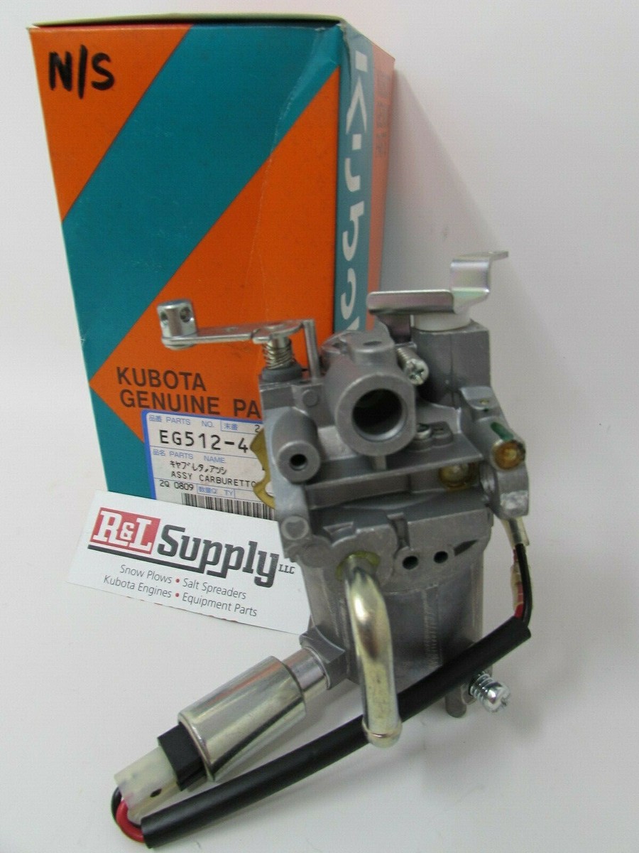 GENUINE KUBOTA ENGINE CARB CARBURETOR WG972 PART # EG512