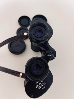 Nikon Binoculars 8x30 8.5° WF Field Glasses w/ Case Made In Japan