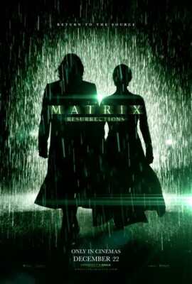 THE MATRIX RESURRECTIONS Poster 11 (Neo/Trinity/Morpheus) - Hochglanz A4 Druck 