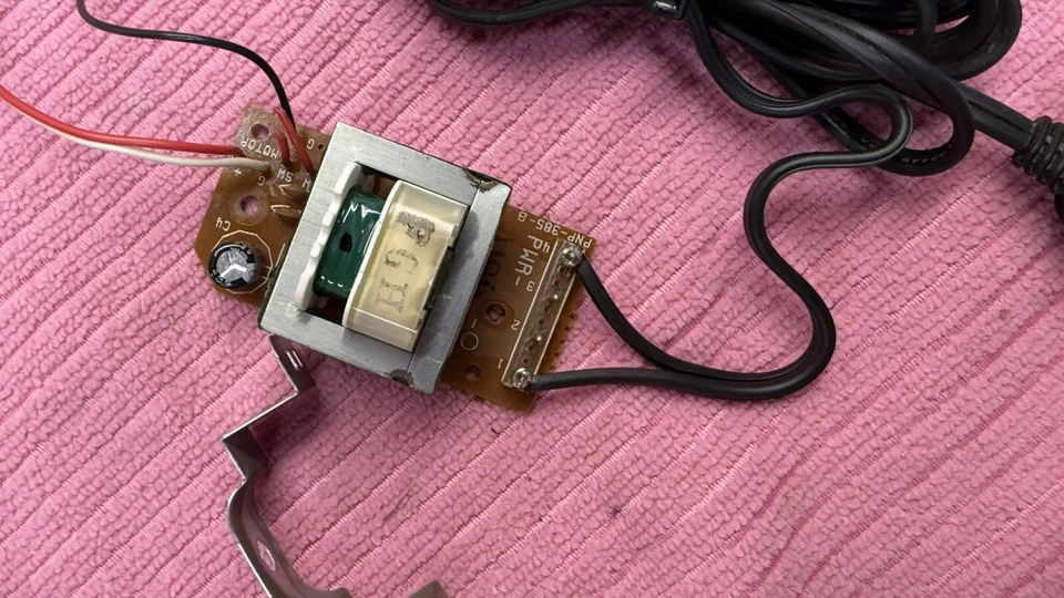 Conjunto de cable de alimentación transformador de CA giratorio serie Pioneer PL-570 y otras Foto 3 de 4