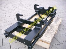 Adapter von Eurotrac Radlader auf Anbauger&auml;te mit Euroaufnahme