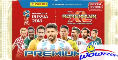 2018 Panini Adrenalyn World Cup SPECIAL EDITION PREMIUM Pack with LIMITED EDITIO