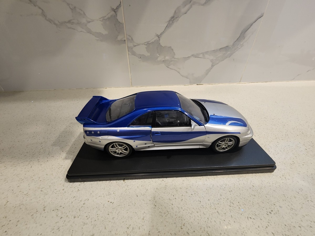 ミニカー Fast & Furious Nissan Skyline GT-R FAST & FURIOUS (2003) 1999 NISSAN SKYLINE GTR PAUL WALKER 1