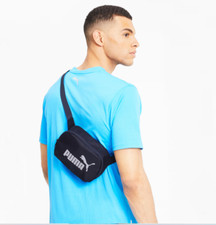 NWT PUMA SOLE PORTABLE Crossbody Shoulder BAG Travel Work Play BLACK WHT Unisex