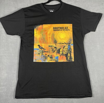Brother Ali Shadows of the Sun Album T Shirt Rhymesayers Entertainment Sz M Rap
