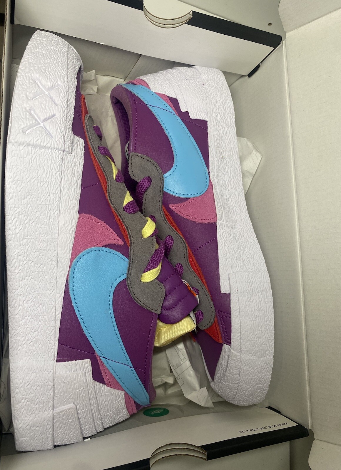 SACAI X NIKE Taglia 11 5 Nike KAWS x sacai x blazer viola tramonto basso