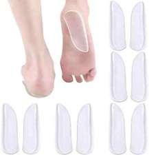 5 Pairs Medial Lateral Heel Wedge Silicone Insoles - Corrective Adhesive Sh...