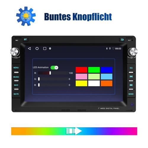 64G Carplay Android13 Autoradio GPS Kam Für VW Polo 9N Jetta Golf 4 Passat B5 T5 - Bild 7 von 15