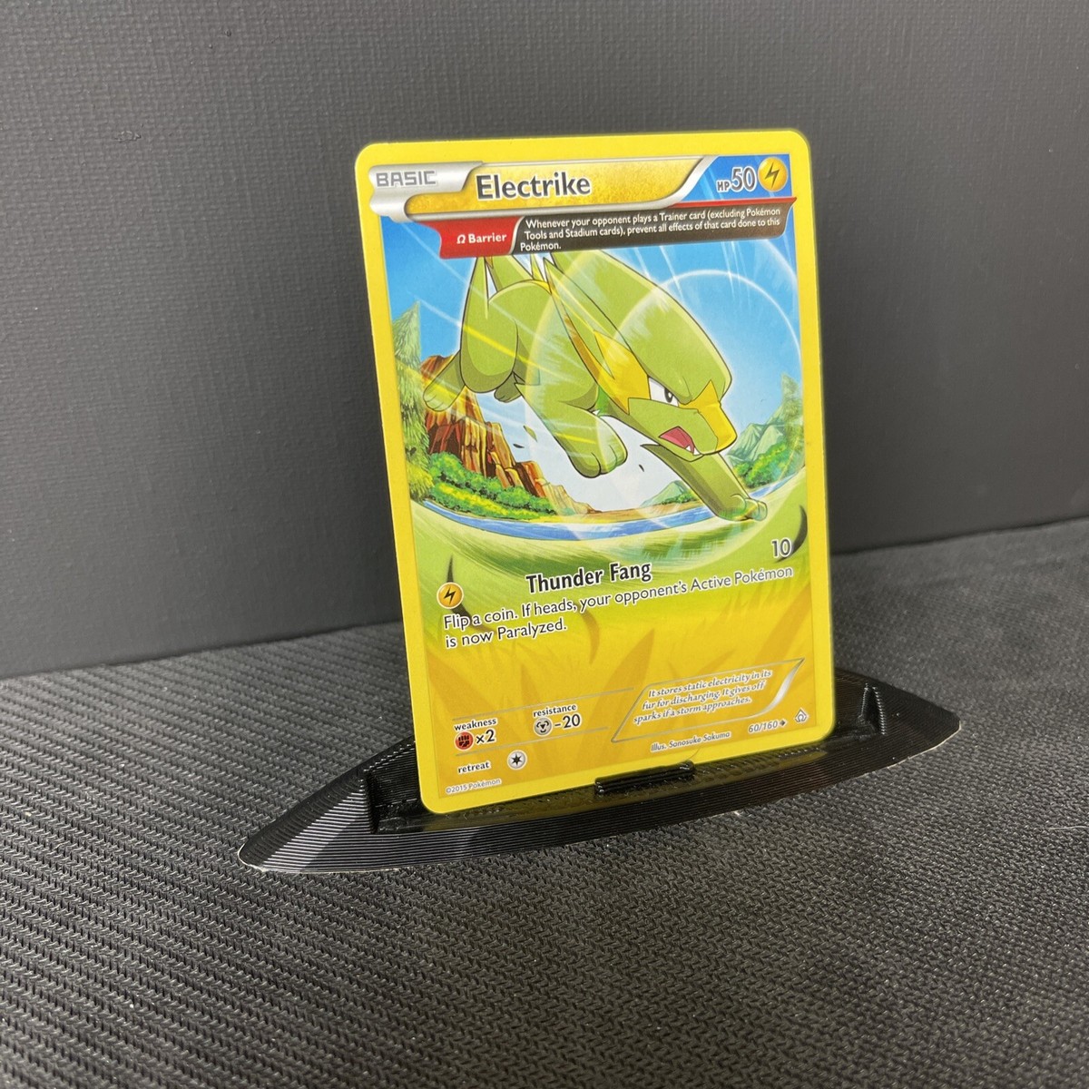 Pokémon TCG Electrike 60/160 Primal Clash 2015 Full Art Card NM/M
