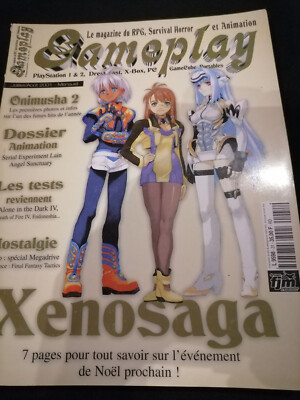 GAMEPLAY MAGAZIN RPG Juli August 2001 Xenosaga Onimusha