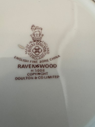 Royal Doulton Ravenswood China: set di 6 ciotole per zuppa bordate - Foto 3 di 3