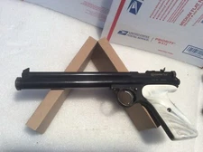 VTG Crosman Bulk Fill  Model 112 .22 Cal White Grips (WILL NEED SEALS ) NICE