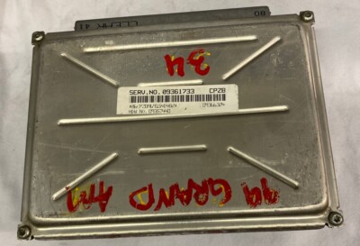 1999 PONTIAC GRAND AM 3.4 OEM ENGINE COMPUTER BOX 