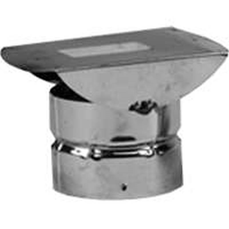 NEW SELKIRK CORP 243805 Pellet STOVE Horizontal Term Cap, 3-Inch 1453489