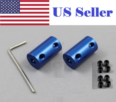 2 PCS x Rigid Shaft Coupler 5mm To 8mm for Reprap Prusa 3D printers, CNC Routers