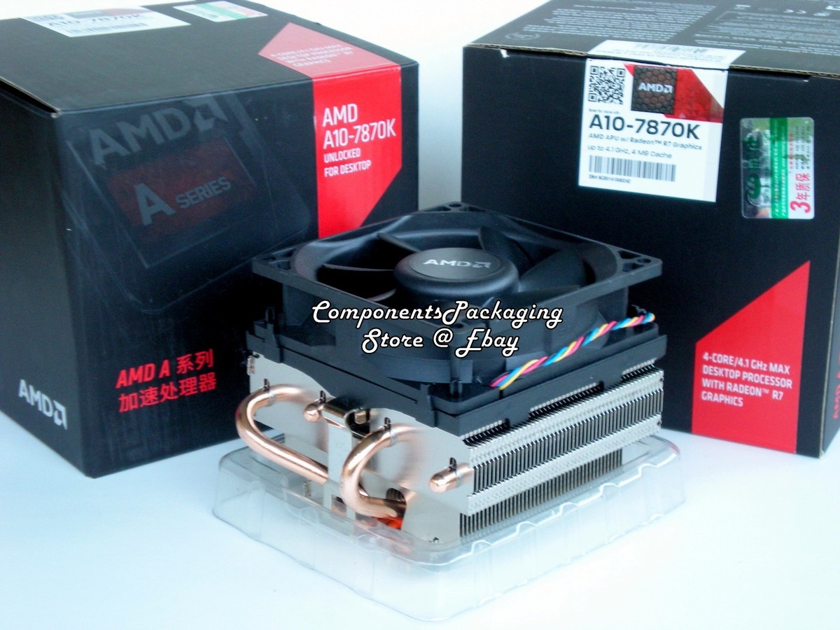 AMD A10-7870K Thermal Solution Near Silent Cooler Heat Sink Fan