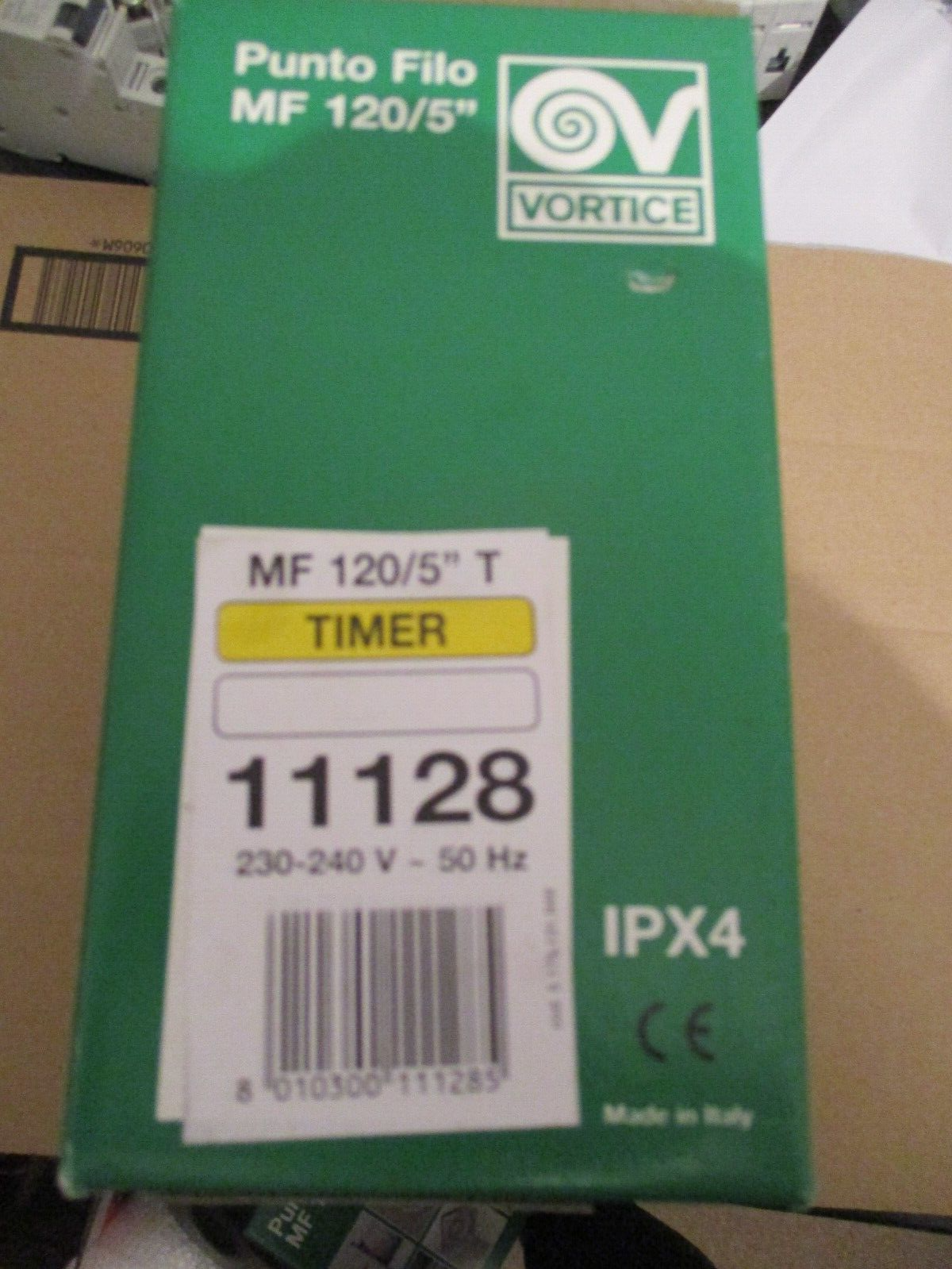 VORTICE 11128 PUNTO FILO MF 120/5"" AXIAL EXTRACTOR FAN 120MM / 5""
