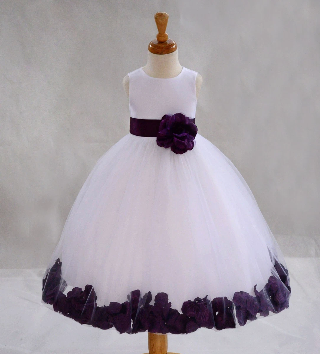 Flower Girl Dress Wedding Bridesmaid Birthday Pageant Graduation