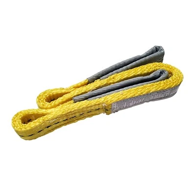 MEGA CARGO CONTROL 1 Pack 1" x 3ft 2 Ply Polyester Flat Eye Lifting Sling Strap Web Sling 3100 lbs