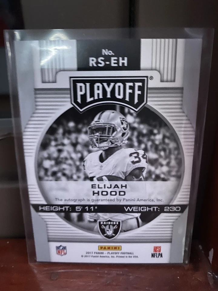 Elijah Hood Playoff Rookie Auto No.RS-EH 03/99 - Image 2 of 2